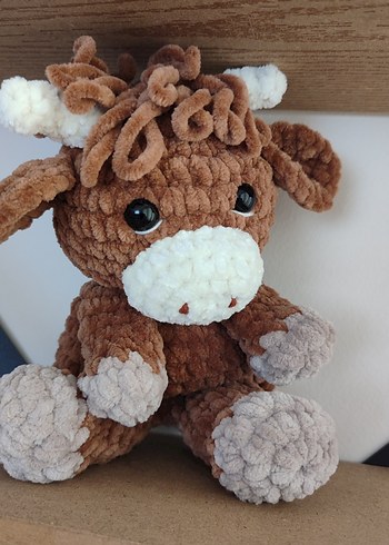 Amigurumi inek , kahverengi inek - Görsel 6