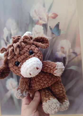 Amigurumi inek , kahverengi inek - Görsel 10