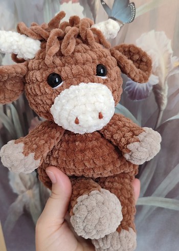 Amigurumi inek , kahverengi inek - Görsel 11