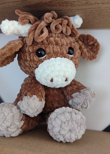 Amigurumi inek , kahverengi inek - Görsel 5