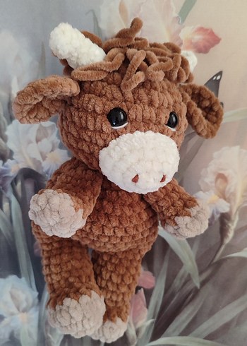 Amigurumi inek , kahverengi inek - Görsel 9