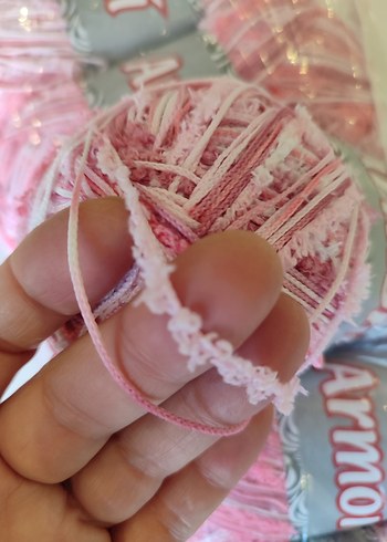 Pembe Kazak yelek büstiyer ipi - Görsel 2