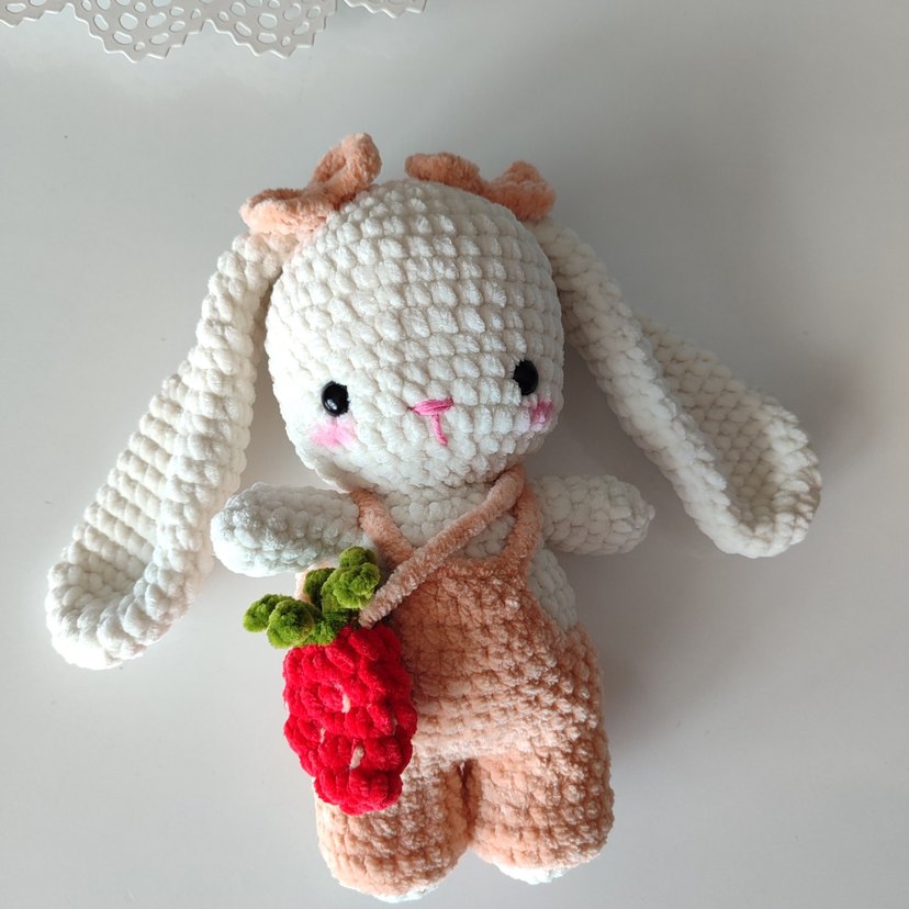 Pastel Renkli Peluş Tavşan Oyuncaklar - Görsel 3