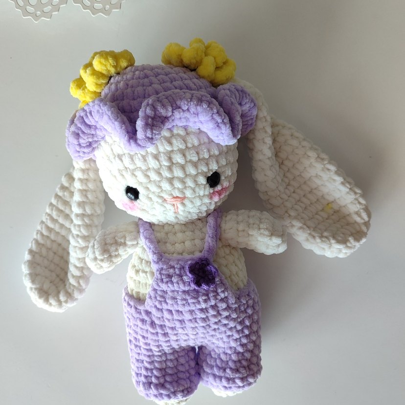 Pastel Renkli Peluş Tavşan Oyuncaklar - Görsel 2