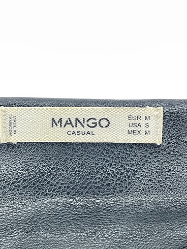 m Beden siyah Renk Mango Deri Ceket %70 İndirimli.