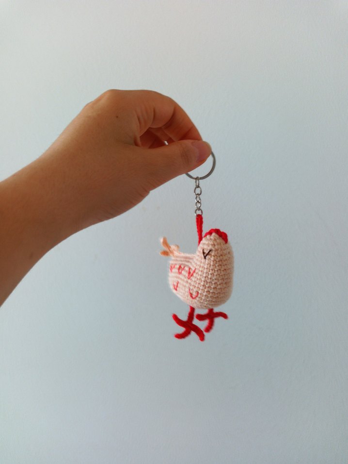 Tavuk Anahtarlık - Görsel 2