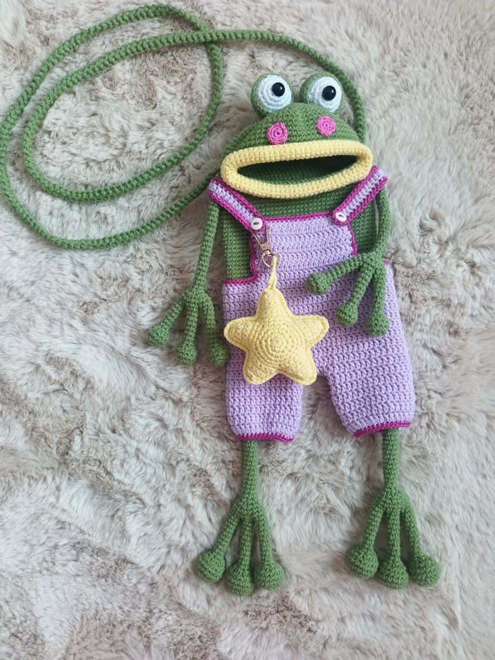 Kurbağa çanta - Görsel 5