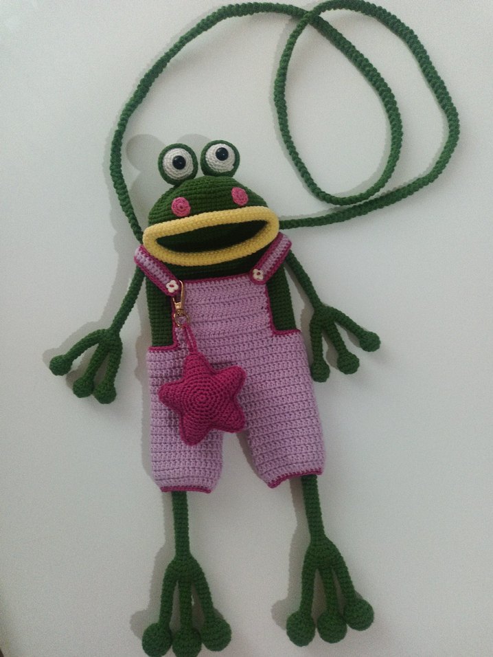 Kurbağa çanta - Görsel 3