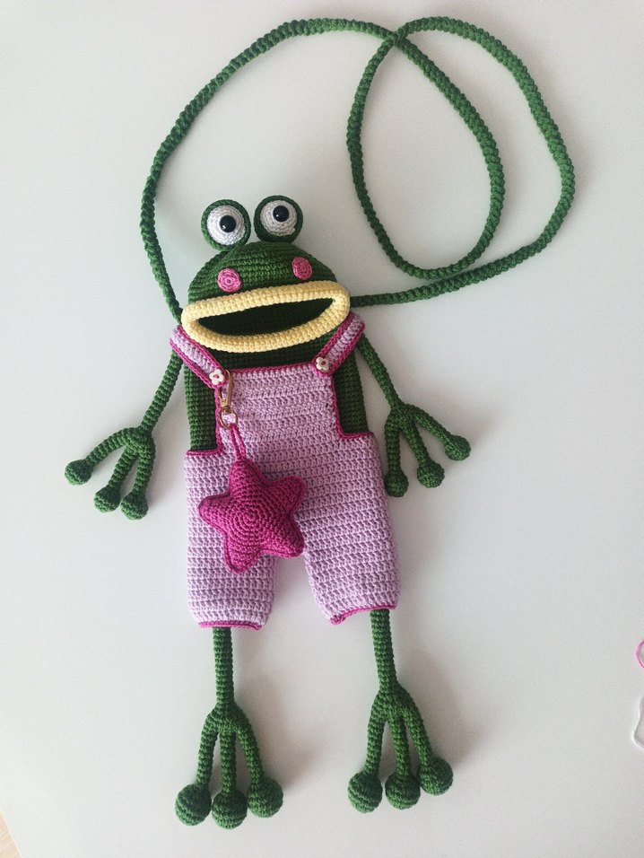 Kurbağa çanta - Görsel 4