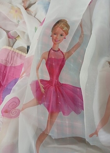 Barbie Orijinal Barbie tül perde