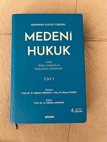 Medeni hukuk cilt 1