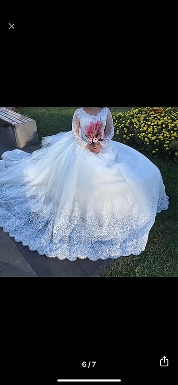 Pierre Cardin Gelinlik - Görsel 6