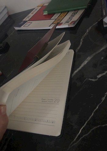 Bordo Deri Planlayıcı Defter - Görsel 3