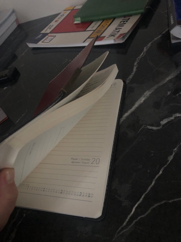 Bordo Deri Planlayıcı Defter - Görsel 3