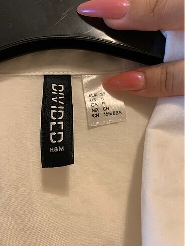 m Beden H&M Oversize kısa gömlek