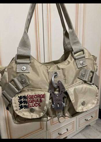 Beden ten rengi Renk george gina Lucy y2k vintage kadın Çanta