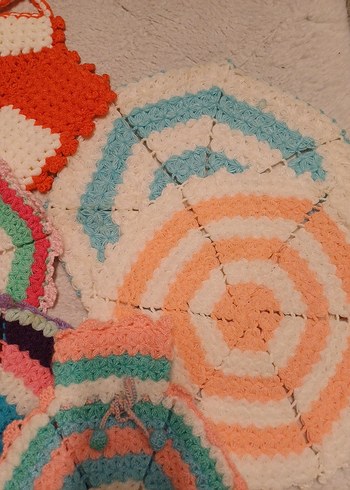 Renkli Örgü lif - Görsel 2