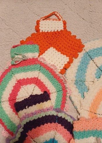 Renkli Örgü lif - Görsel 3