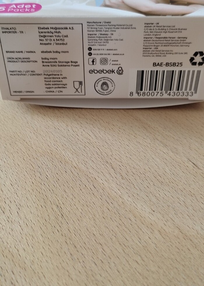anne sütü saklama poşeti - Görsel 2