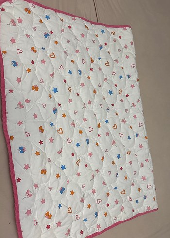 Nakışlı Pembe Çocuk Uyku Örtüsü - Görsel 3