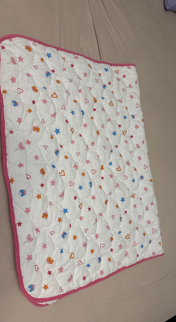 Nakışlı Pembe Çocuk Uyku Örtüsü - Görsel 3