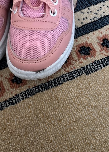 Kız Çocuk Pembe Spor Ayakkabı Velcro - Görsel 5