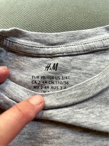 H&M H&M ince uzun kollu tshirt