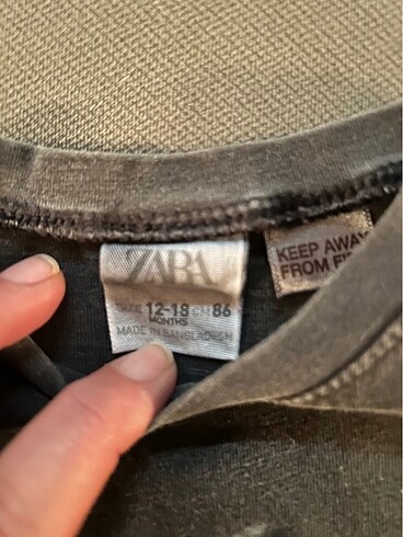 Zara tshirt - Görsel 3