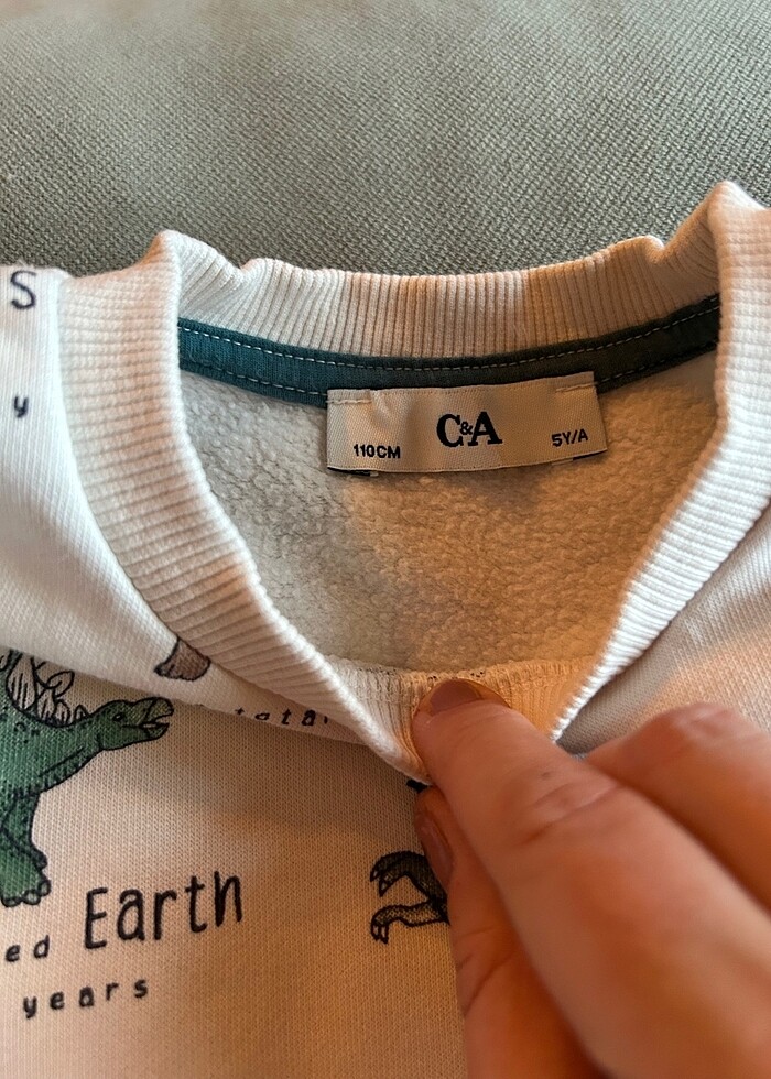 C&A içi tüylü sweatshirt - Görsel 2