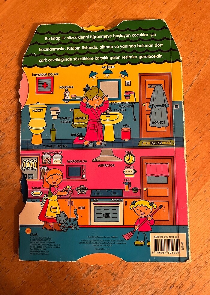 Evimiz kelime kitabı - Görsel 2