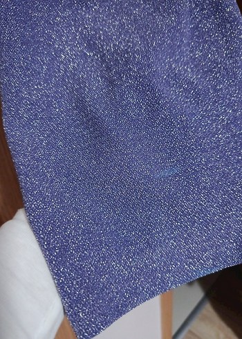 İnce Askılı Parlak Midi Elbise - Görsel 4