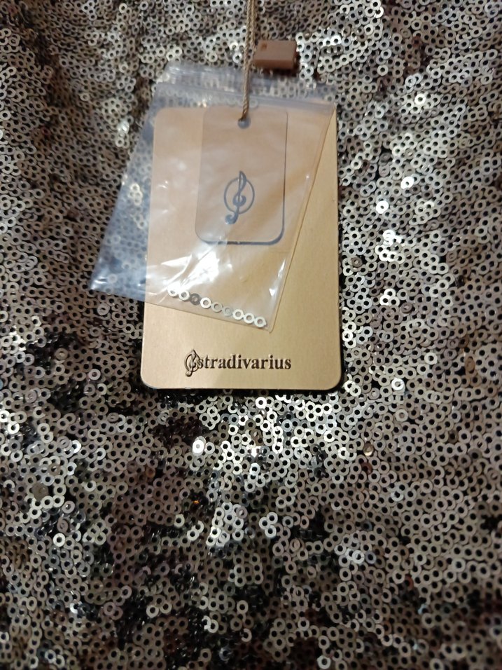 Parlak Altın Payetli Mini Atlet - Görsel 2