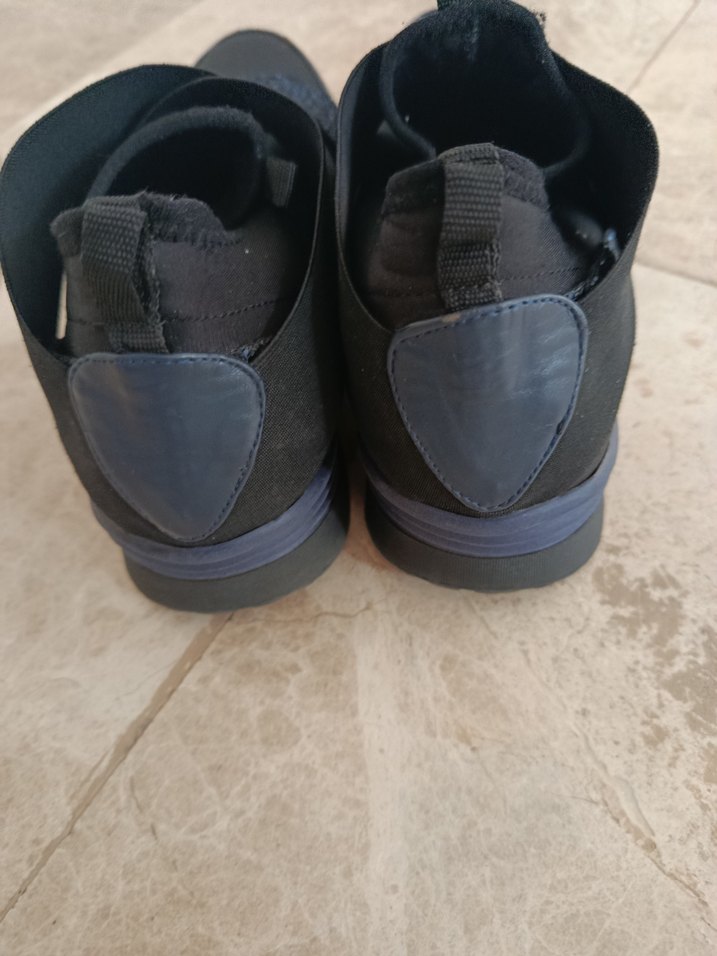 Kadın Mavi Dolgu Topuklu Spor Ayakkabı - Görsel 5