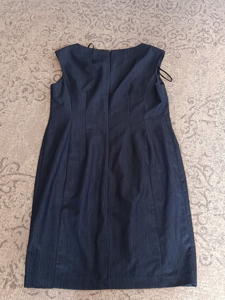 Kadın Lacivert Midi Elbise - Görsel 3