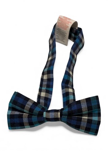 Çocuklar için Çok Renkli Ekoseli Papyon - Görsel 2