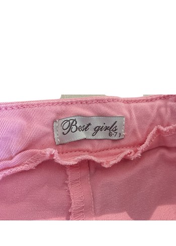 Best Kids Pembe Denim Etek,6-7 Yaş - Görsel 3