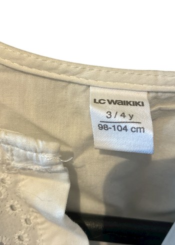 Lcw Beyaz Pamuk 3-4 Yaş Bluz - Görsel 2