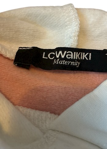 Hamile Kapüşonlu Pamuklu Sweatshirt - Görsel 2