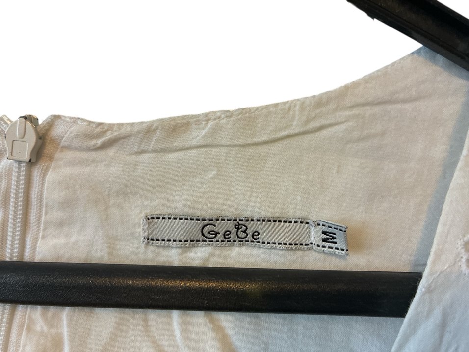 Beyaz Midi Hamile Günlük Elbise - Görsel 3