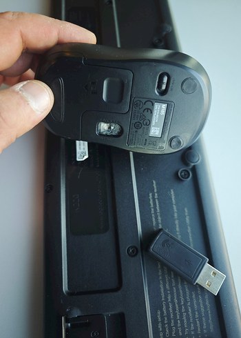 Logitech Kablosuz Klavye ve Fare Seti - Görsel 4