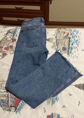 xs Beden Mavi flare jean