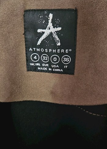 Kahverengi Süet Kemerli Biker Ceket - Görsel 4