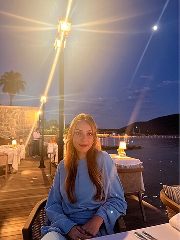 H&M mavi gece elbisesi