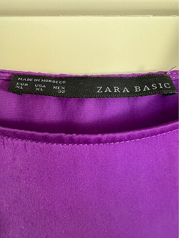 Zara ZARA SATEN BLUZ