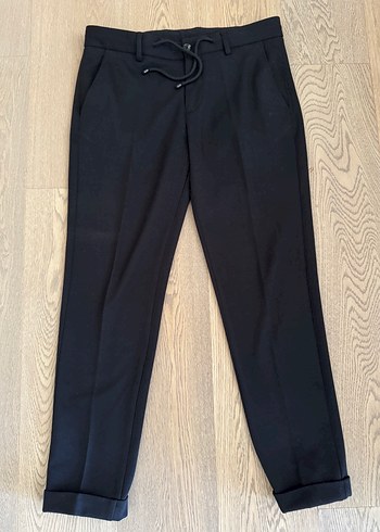 40 Beden NETWORK Siyah Regular Fit Kemerli Erkek Pantolon