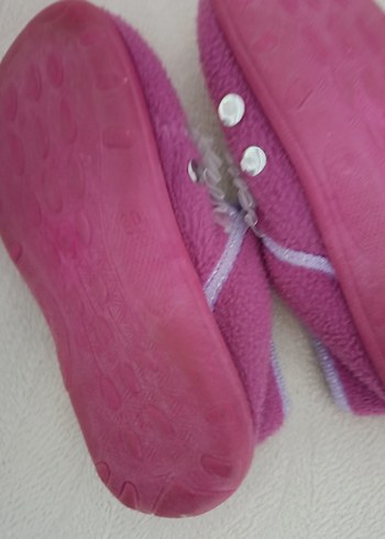 Kızlar için Pembe Sıcak Ev Terliği - Görsel 3