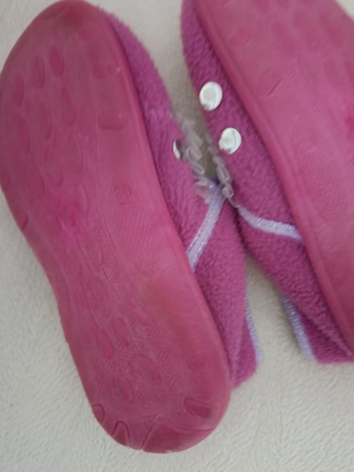 Kızlar için Pembe Sıcak Ev Terliği - Görsel 3