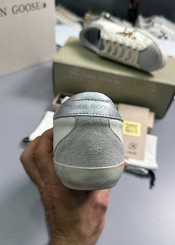 Beyaz Bağcıklı Kadın Sneakers - Görsel 4