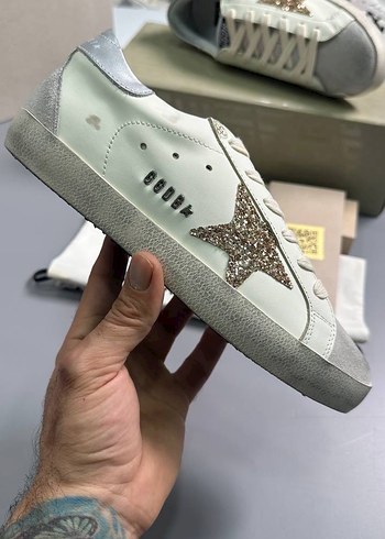 Beyaz Bağcıklı Kadın Sneakers - Görsel 7