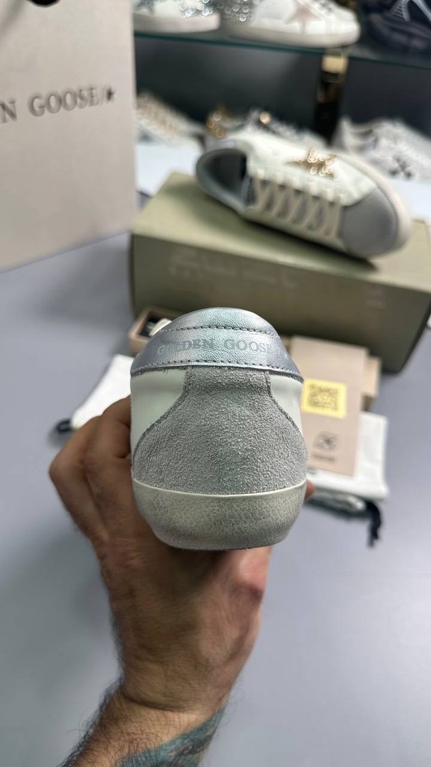 Beyaz Bağcıklı Kadın Sneakers - Görsel 4